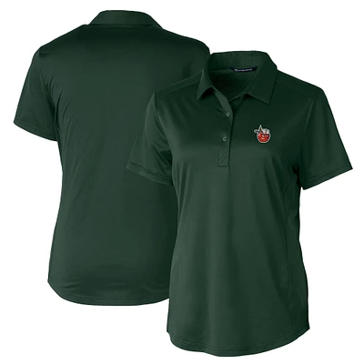 Women's  Cutter & Buck Hunter Green Fort Wayne TinCaps Prospect Textured Stretch Polo
