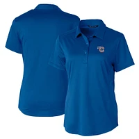 Women's  Cutter & Buck Blue Iowa Cubs Prospect Textured Stretch Polo