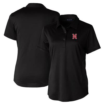 Women's  Cutter & Buck Black Nashville Sounds Prospect Textured Stretch Polo
