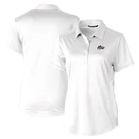 Women's  Cutter & Buck White Rocket City Trash Pandas Prospect Textured Stretch Polo