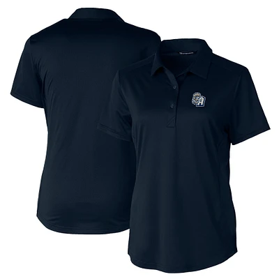 Women's  Cutter & Buck Navy San Antonio Missions Prospect Textured Stretch Polo