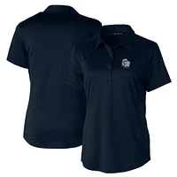 Women's  Cutter & Buck Navy San Antonio Missions Prospect Textured Stretch Polo