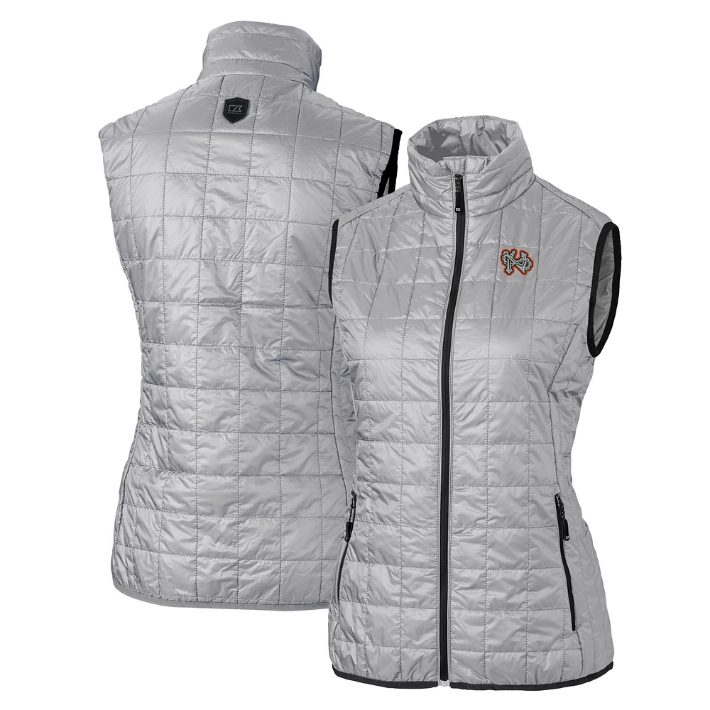 Women's Cutter & Buck Norfolk Tides Rainier PrimaLoft Eco Insulated Full-Zip Puffer Vest