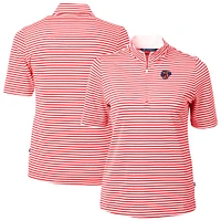 Women's Cutter & Buck Jacksonville Jumbo Shrimp Virtue DryTec Eco Pique Stripe Recycled Top
