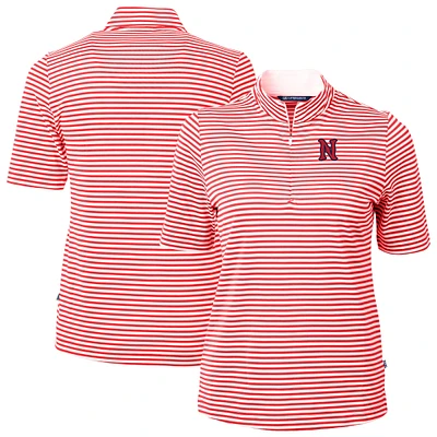 Women's Cutter & Buck Nashville Sounds Virtue DryTec Eco Pique Stripe Recycled Top
