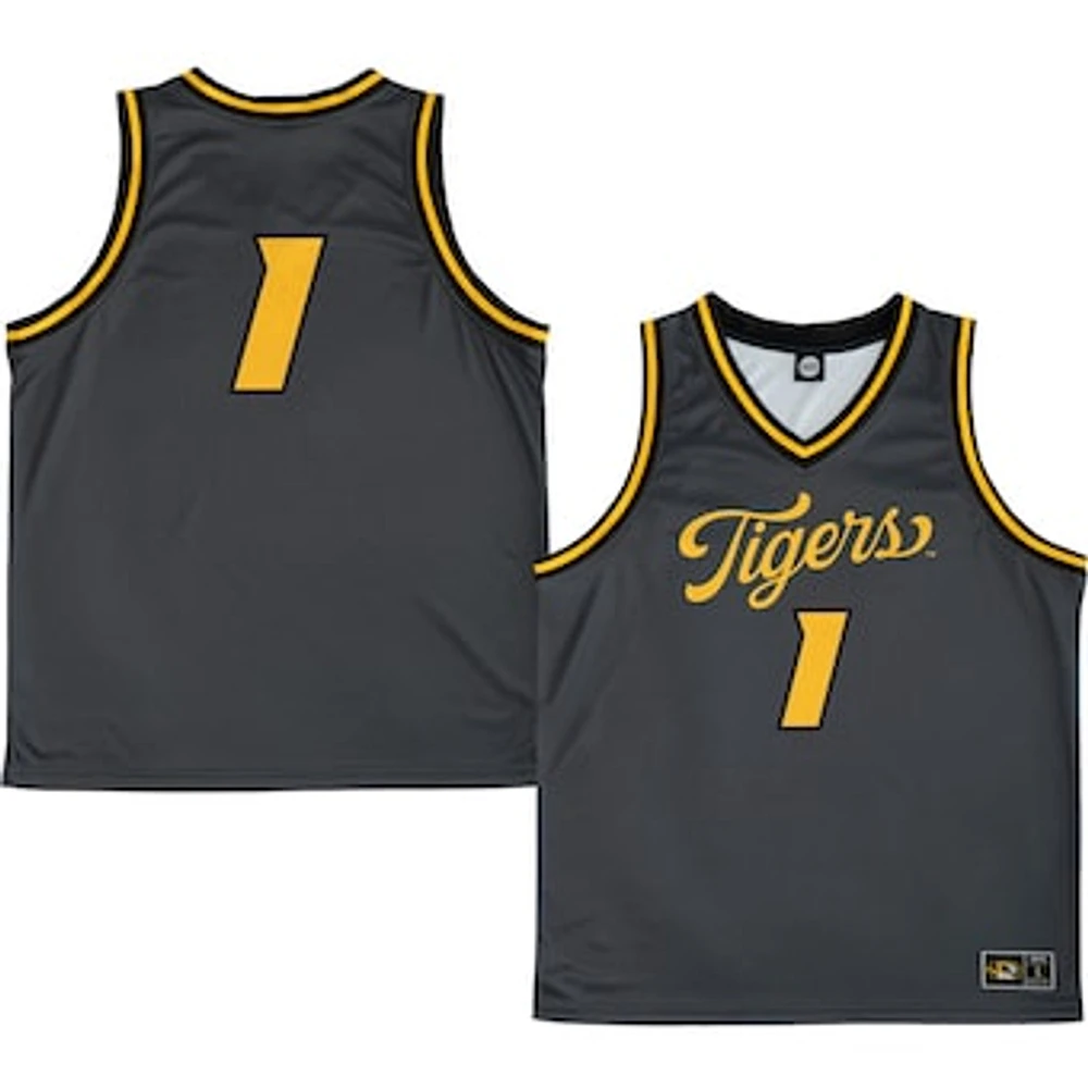 Unisex Anthracite Missouri Tigers Alternate Script Jersey