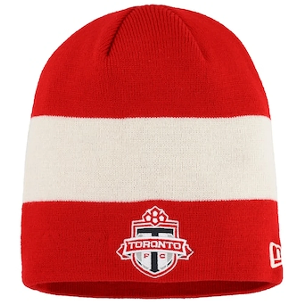 Men's New Era Red Toronto FC Kick Off Knit Beanie