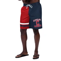 Men's G-III Sports by Carl Banks Navy Cleveland Guardians Anchor Swim Trunks