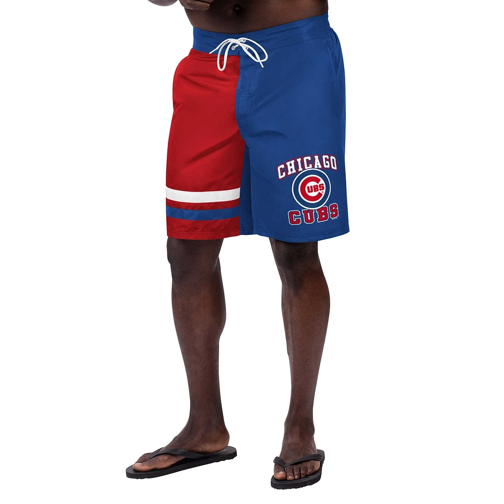 Men's G-III Sports by Carl Banks Royal Chicago Cubs Anchor Swim Trunks