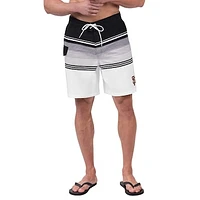 Men's G-III Sports by Carl Banks Black/White San Francisco Giants Jump Shot Volley Board Shorts