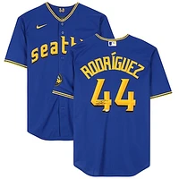 Julio Rodríguez Seattle Mariners Autographed Royal 2023 City Connect Nike Replica Jersey