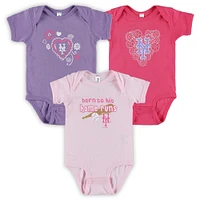 Infant Soft as a Grape New York Mets 3-Pack Bodysuit Set