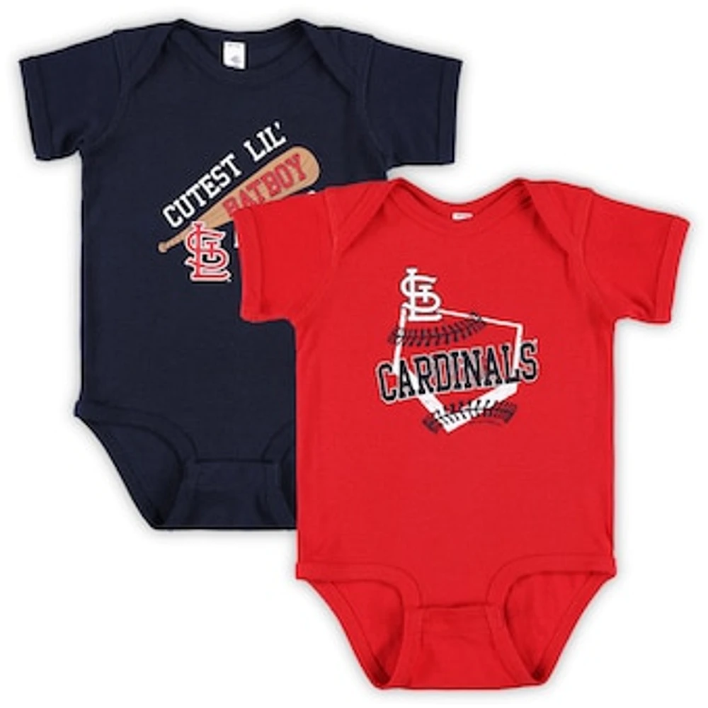 Infant Soft as a Grape St. Louis Cardinals 2-Pack Bodysuit Set