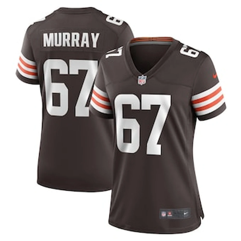 Women's Nike Justin Murray  Brown Cleveland Browns Team Game Jersey