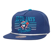 Men's Mitchell & Ness Royal Toronto Blue Jays  Radiant Lines Deadstock Snapback Hat