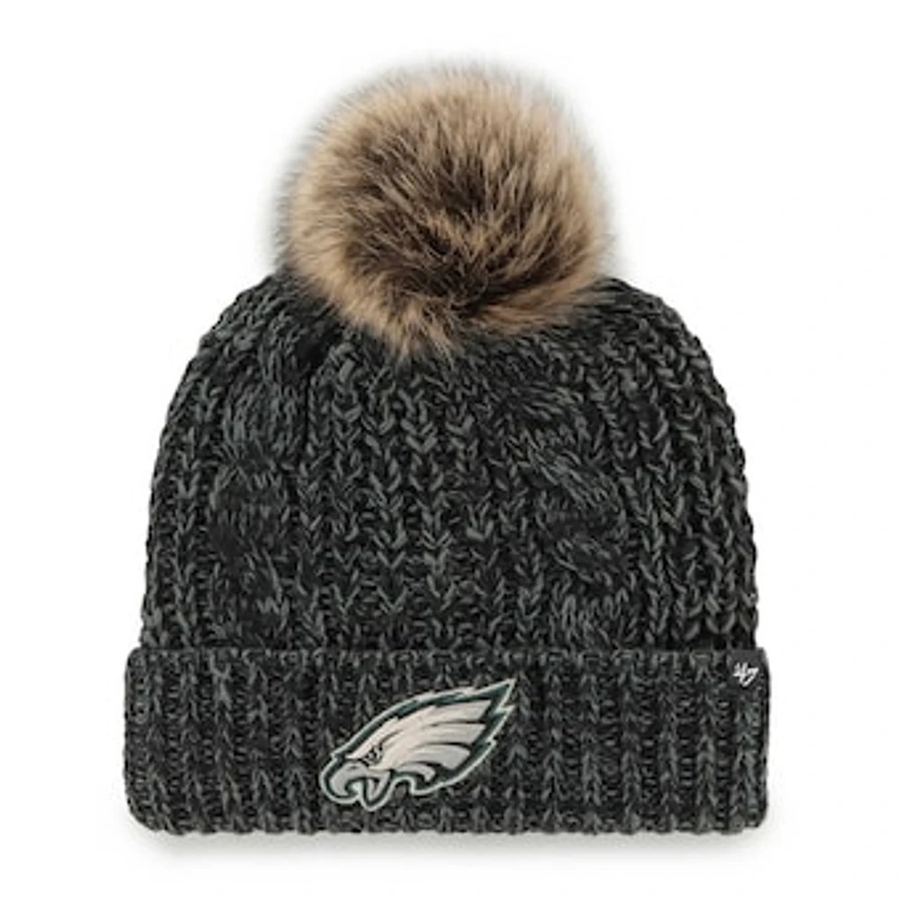 Women's '47 Black Philadelphia Eagles Meeko Cuffed Knit Hat