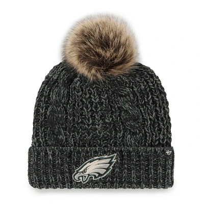 Women's '47 Black Philadelphia Eagles Meeko Cuffed Knit Hat