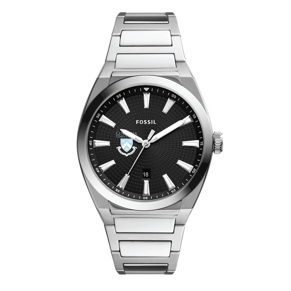 Men's Fossil Columbia University Everett Stainless Steel Watch