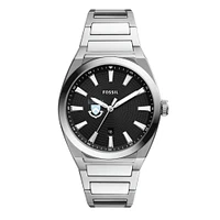 Men's Fossil Columbia University Everett Stainless Steel Watch