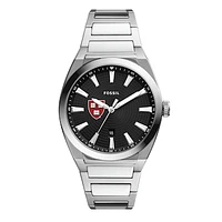 Men's Fossil Harvard Crimson Everett Stainless Steel Watch
