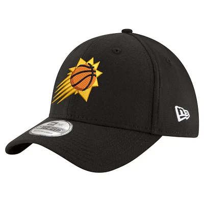 Men's New Era Black Phoenix Suns Logo 39THIRTY Flex Hat