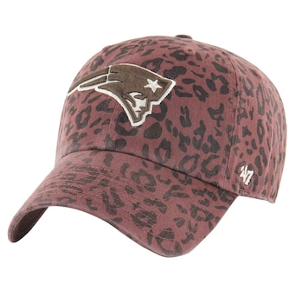 Women's '47  Brown New England Patriots Tawny Clean Up Adjustable Hat