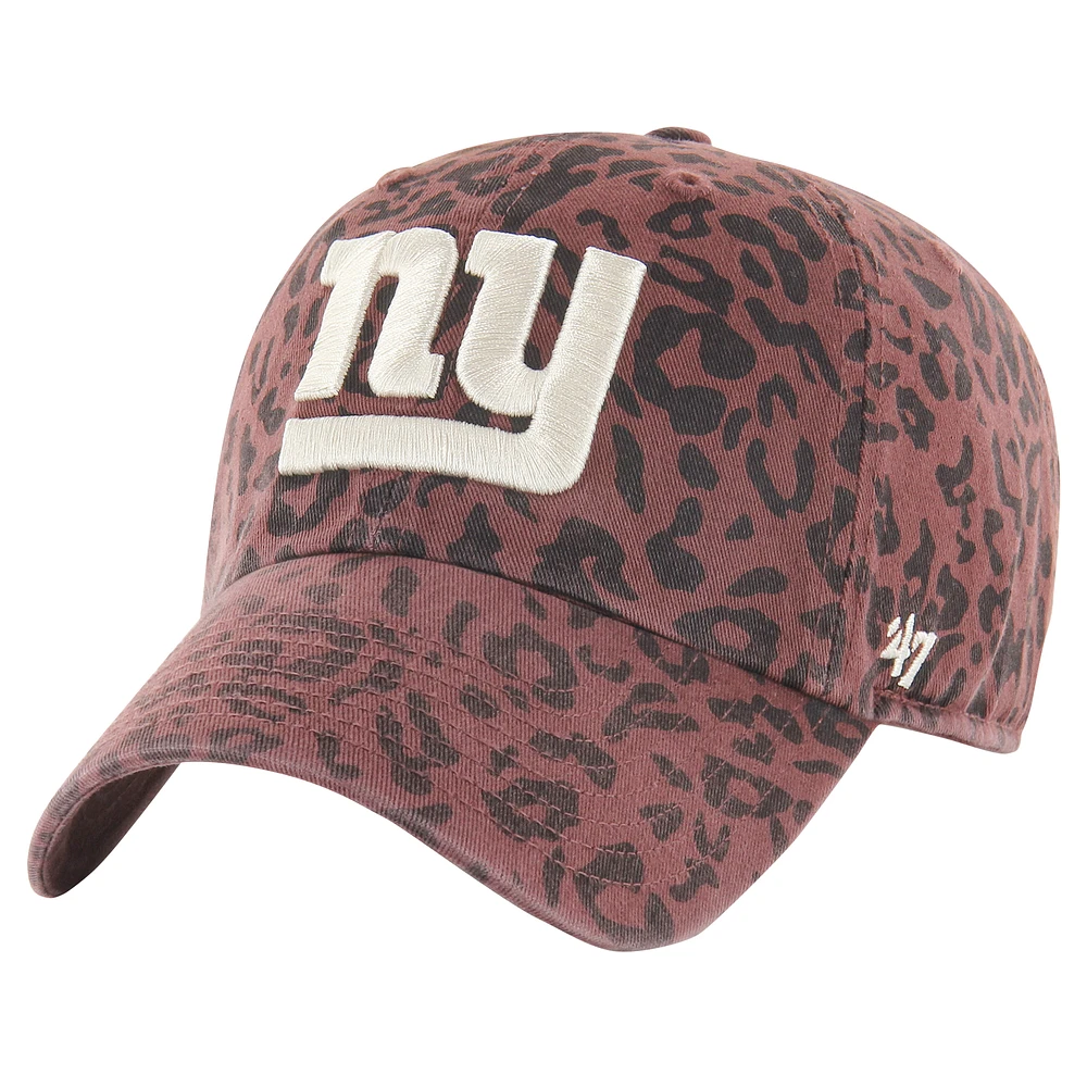 Women's '47  Brown New York Giants Tawny Clean Up Adjustable Hat