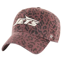 Women's '47  Brown New York Jets Tawny Clean Up Adjustable Hat