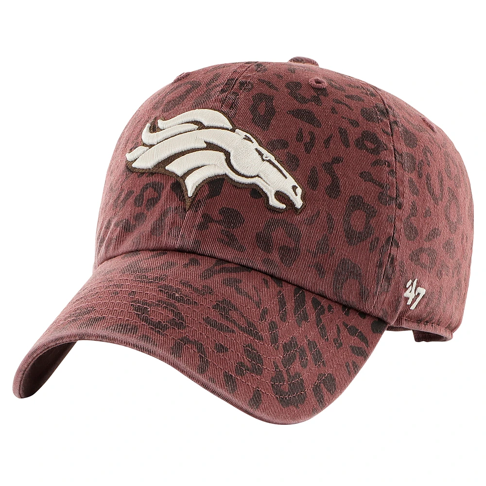 Women's '47  Brown Denver Broncos Tawny Clean Up Adjustable Hat