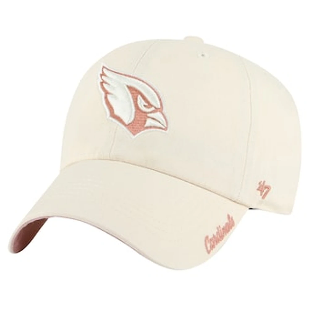 Women's '47  Natural Arizona Cardinals Ballpark Cheer Clean Up Adjustable Hat