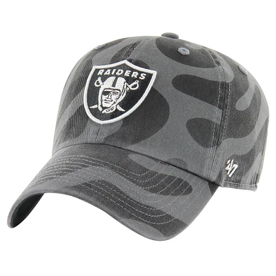 Women's '47  Charcoal Las Vegas Raiders Freeform Clean Up Adjustable Hat