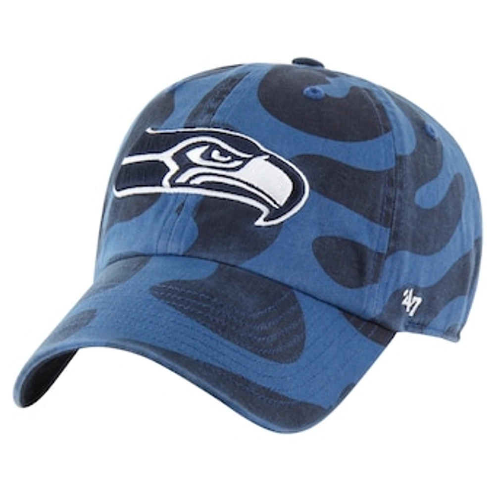 Women's '47  Navy Seattle Seahawks Freeform Clean Up Adjustable Hat