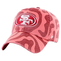 Women's '47  Scarlet San Francisco 49ers Freeform Clean Up Adjustable Hat