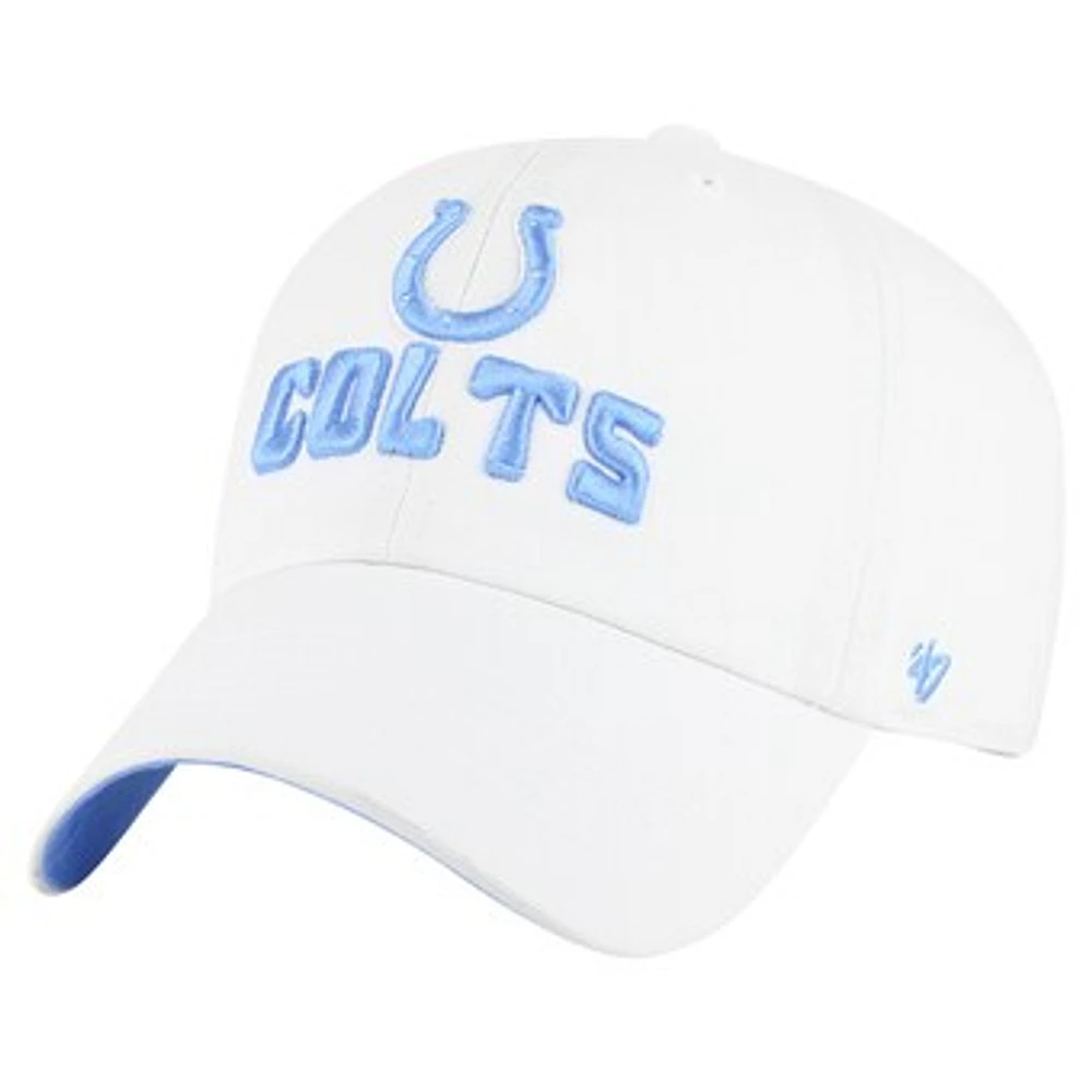 Women's '47  White Indianapolis Colts Luminace Clean Up Adjustable Hat