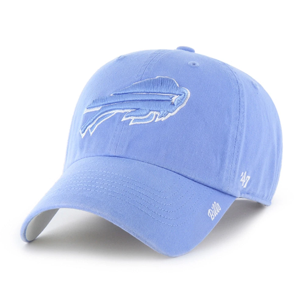 Women's '47 Royal Buffalo Bills Luminance Cheer Clean Up Adjustable Hat