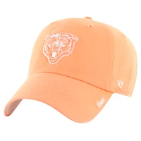 Women's '47 Orange Chicago Bears Luminance Cheer Clean Up Adjustable Hat