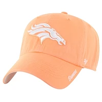 Women's '47 Orange Denver Broncos Luminance Cheer Clean Up Adjustable Hat