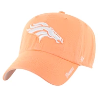 Women's '47 Orange Denver Broncos Luminance Cheer Clean Up Adjustable Hat