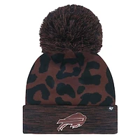 Women's '47 Brown Buffalo Bills Cacao Cuffed Knit Hat with Pom