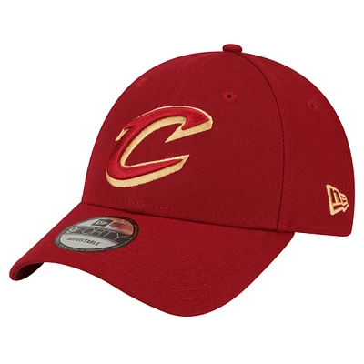 Men's New Era Wine Cleveland Cavaliers The League 9FORTY Adjustable Hat