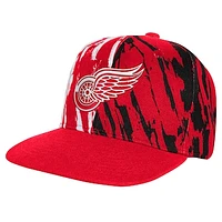 Youth Red Detroit Red Wings Propel Flat Brim Snapback Hat