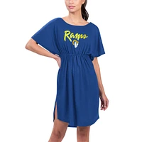 Women's G-III 4Her by Carl Banks Royal Los Angeles Rams Versus Swim Cover-Up