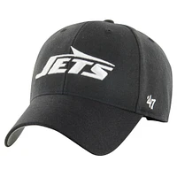 Men's '47 Black New York Jets MVP Adjustable Hat