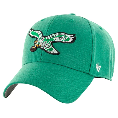 Men's '47 Kelly Green Philadelphia Eagles MVP Adjustable Hat