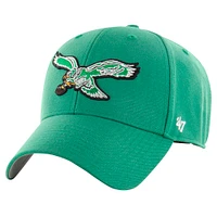 Men's '47 Kelly Green Philadelphia Eagles MVP Adjustable Hat