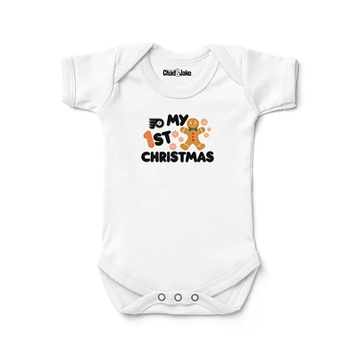 Newborn & Infant Chad Jake  White Philadelphia Flyers Gingerbread Christmas Bodysuit