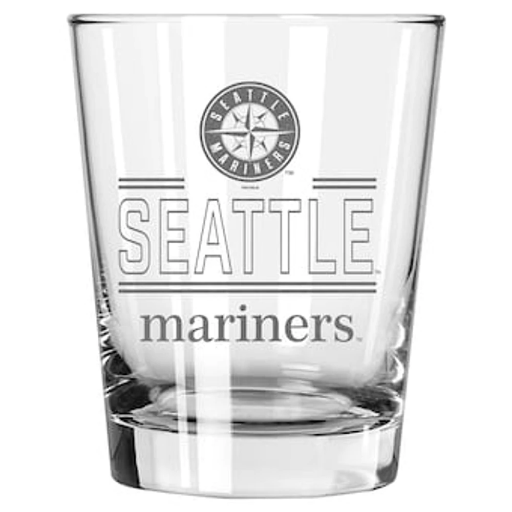 The Memory Company Seattle Mariners 15oz. Double Old Fashioned Glass