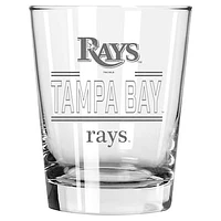 The Memory Company Tampa Bay Rays 15oz. Double Old Fashioned Glass