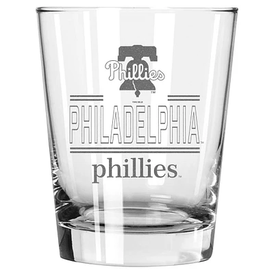 The Memory Company Philadelphia Phillies 15oz. Double Old Fashioned Glass