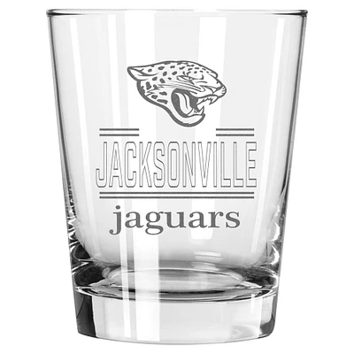 The Memory Company Jacksonville Jaguars 15oz. Double Old Fashioned Glass